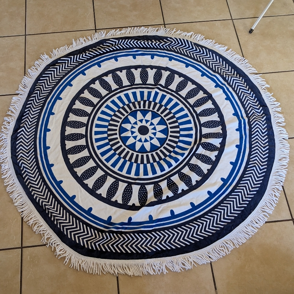 Lands End Home 100% cotton rug/blanket